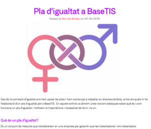 Pla d'igualtat Basetis